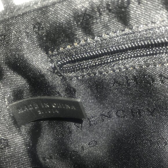 Authentic Givenchy Black & Grey Monogram Canvas and Leather Bag Mint Condition - Picture 9 of 11